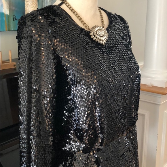 BOGO Rachel Zoe Selita Blouson Sequin Dress - Picture 7 of 8